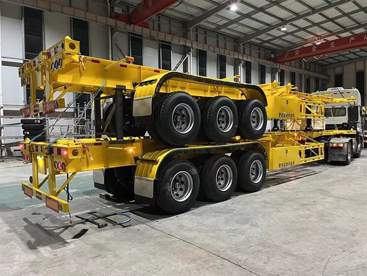 Skeleton Semi-treler Untuk Dijual