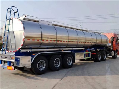 Treler Separuh Tangki Keluli Tahan Karat 40000L